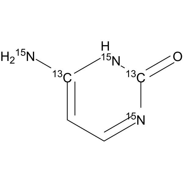 Cytosine-13C2,15N2 (cytosine 2,4-13C2-1,3-15N2) 285978-06-5